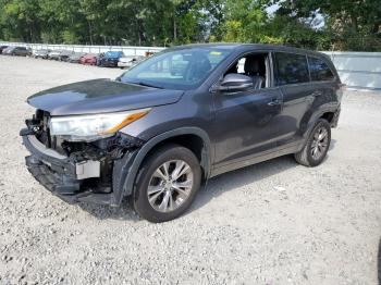  Salvage Toyota Highlander