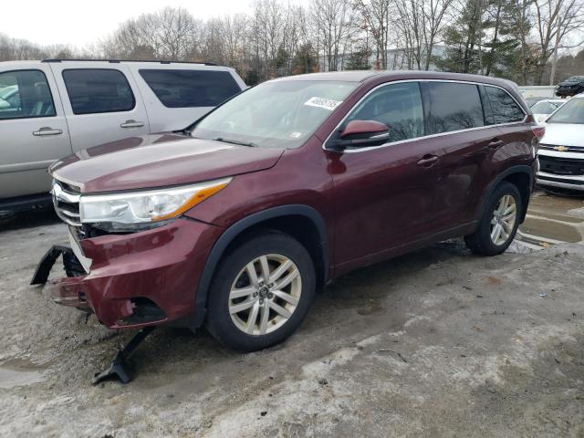  Salvage Toyota Highlander