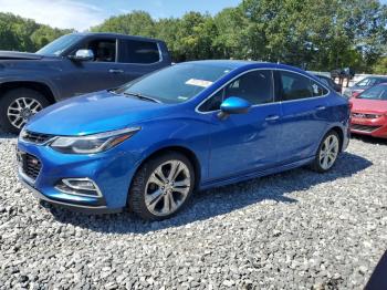  Salvage Chevrolet Cruze
