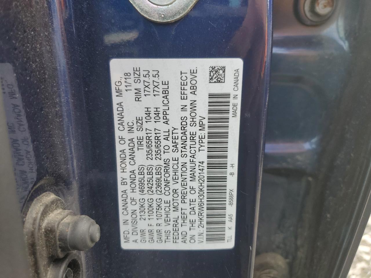 Honda Crv Lx Image 13