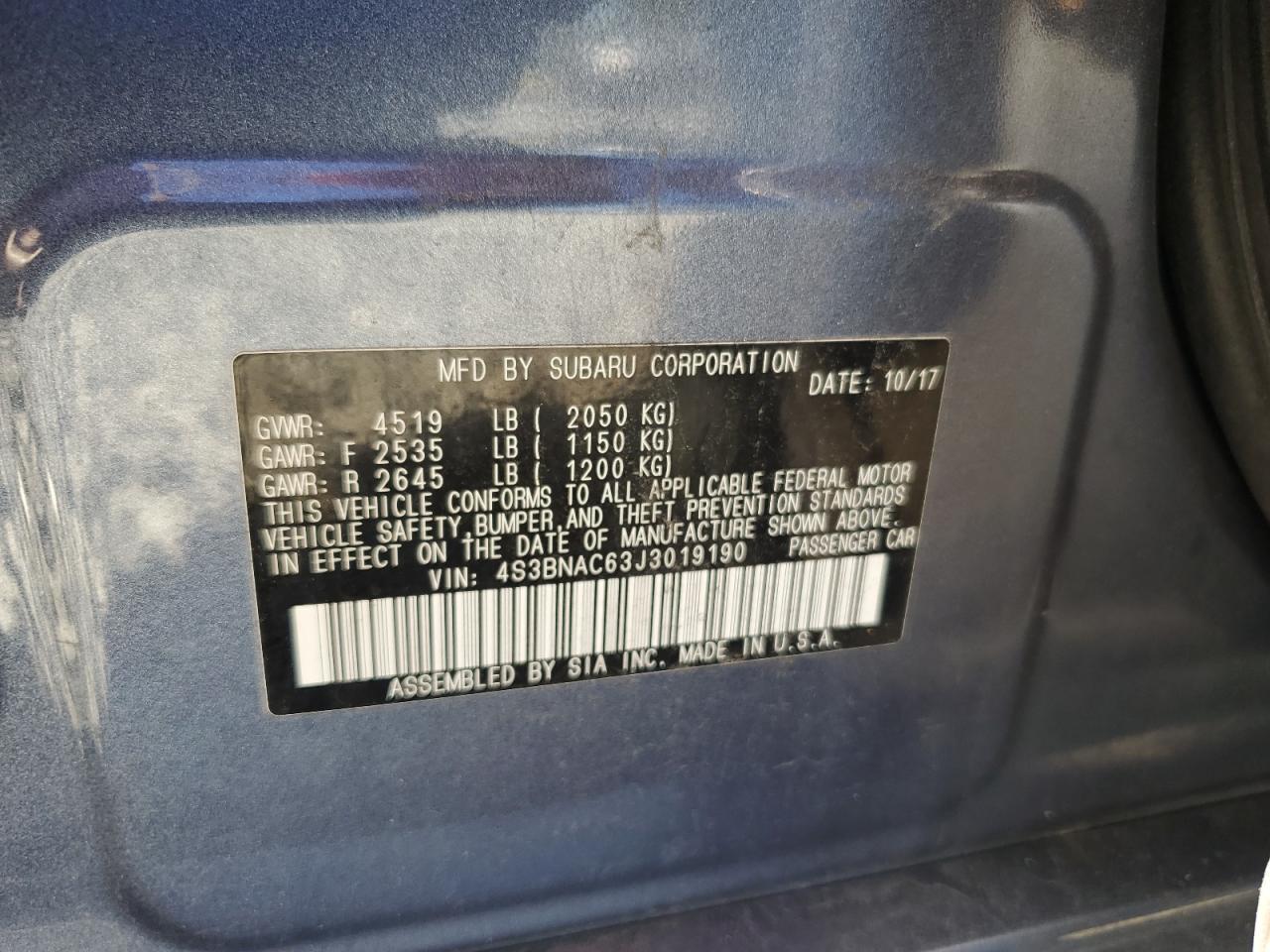 Subaru Legacy 2.5i Premium Image 9