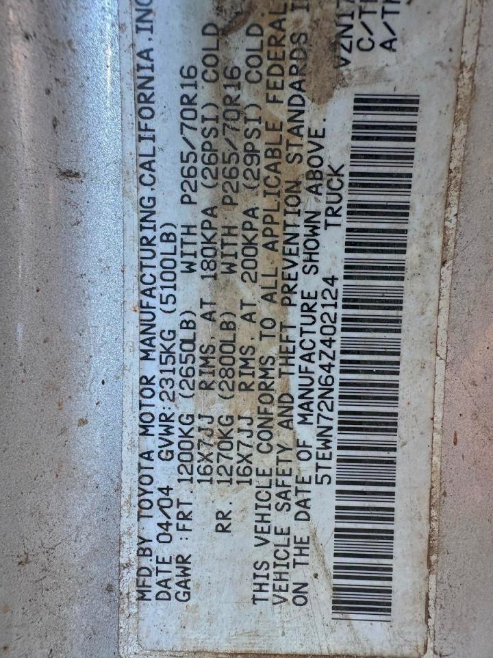 Toyota Tacoma Xtracab Image 9