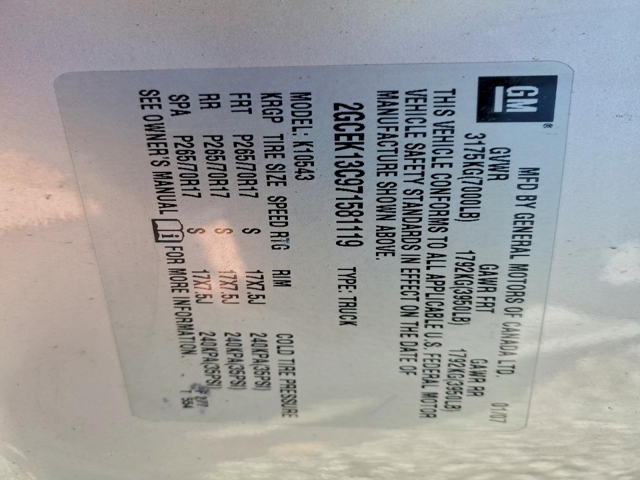 Chevrolet Silverado K1500 Crew Cab Image 10