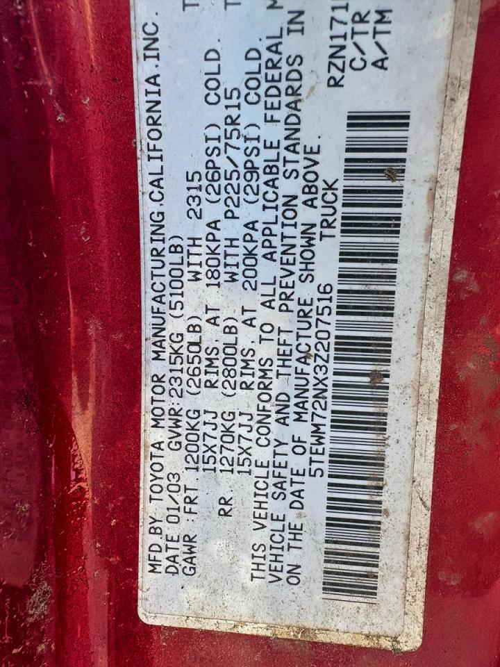 Toyota Tacoma Xtracab Image 3