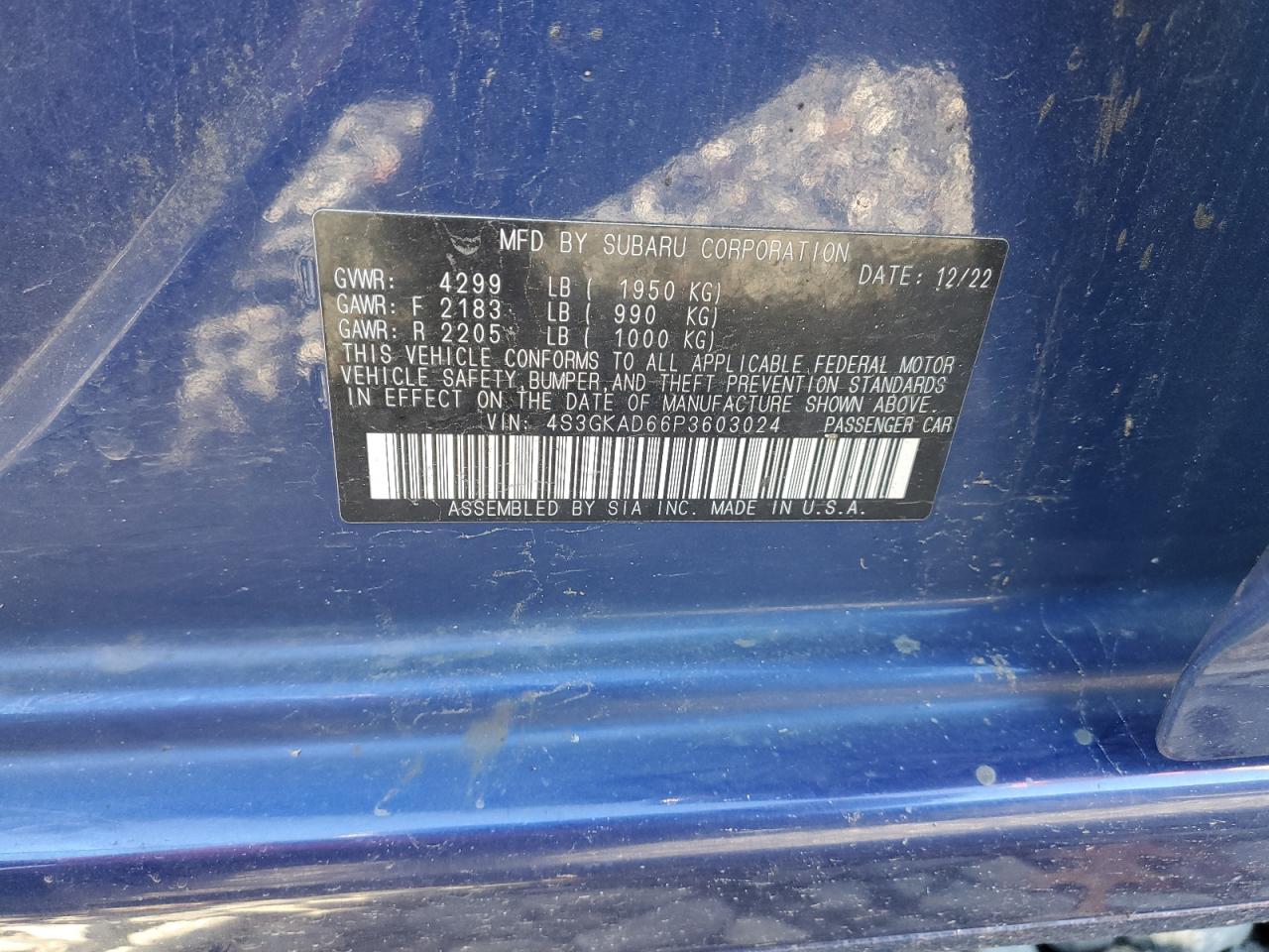 Subaru Impreza Premium Image 10