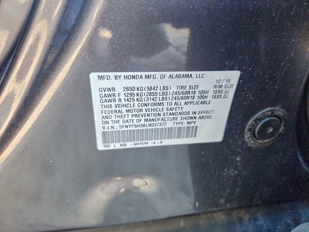 Honda Pilot Exl Image 9