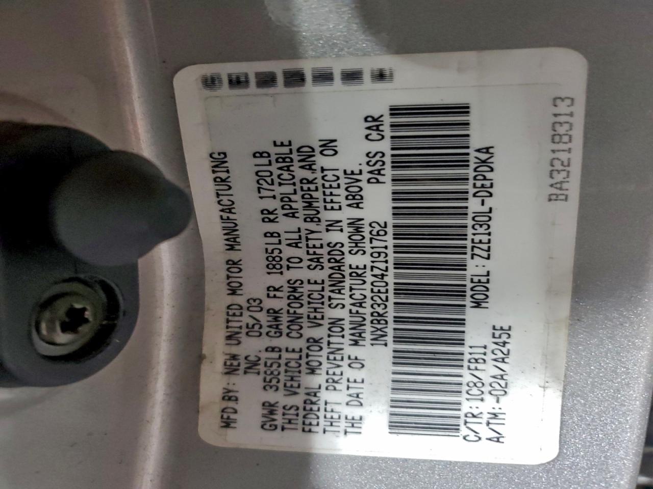 Toyota Corolla Ce Image 11