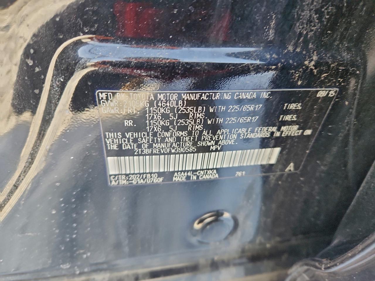 Toyota RAV4 Le Image 10