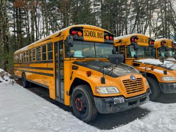  Salvage Blue Bird School Bus