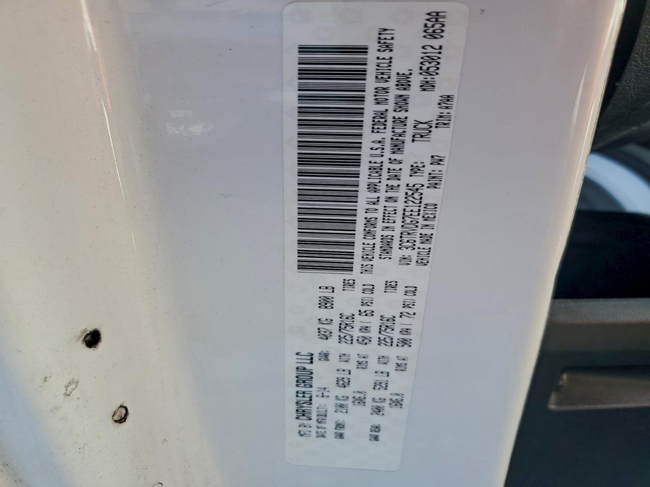 Ram Promaster 2500 High Image 11