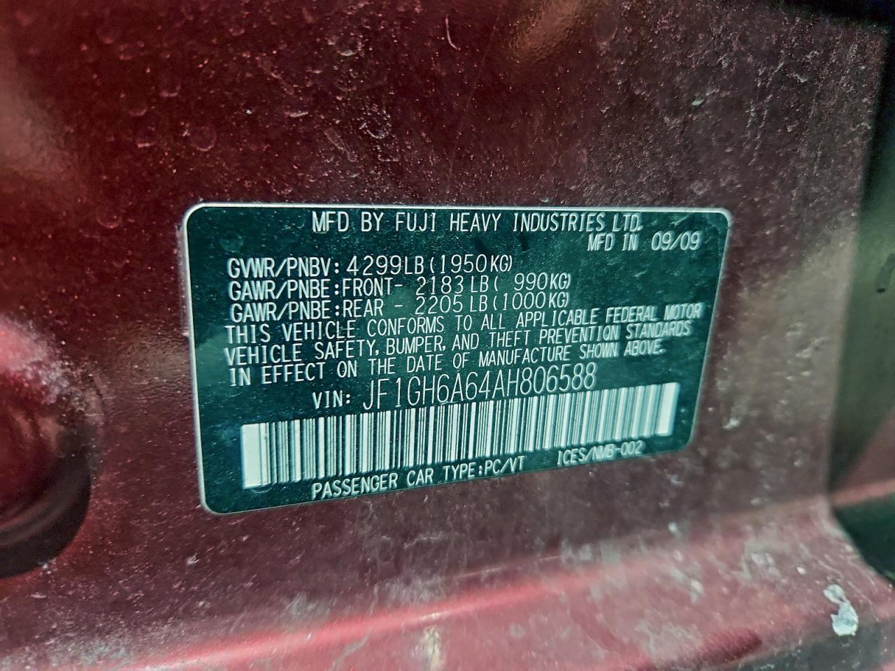 Subaru Impreza 2.5i Image 13