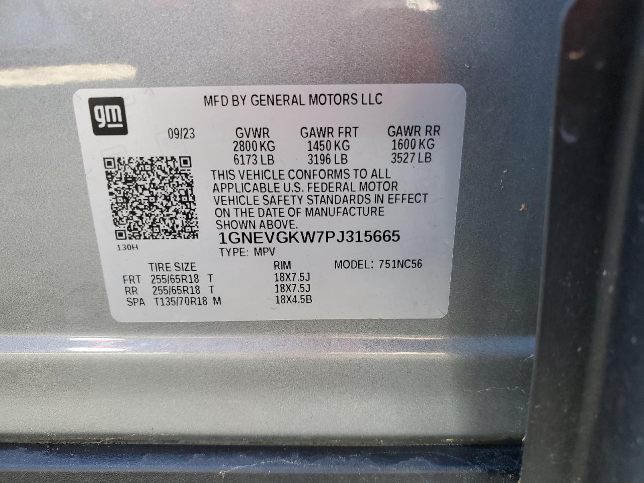 Chevrolet Traverse Lt Image 14