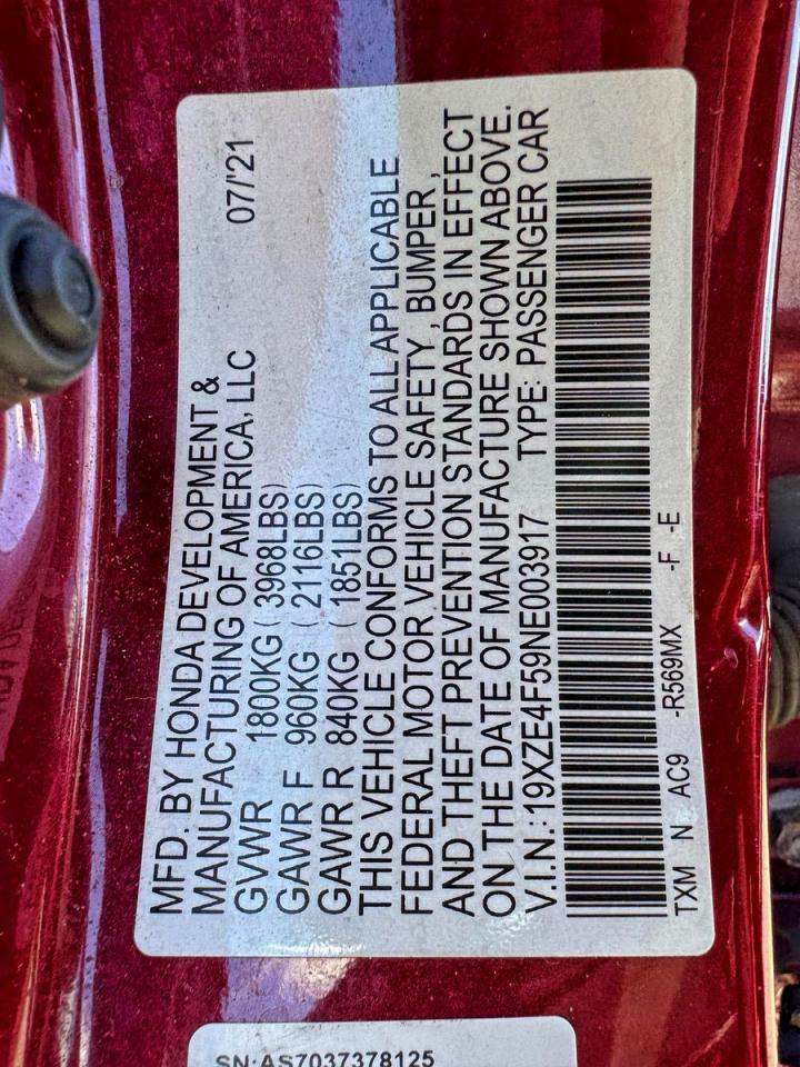 Honda Insight Ex Image 8