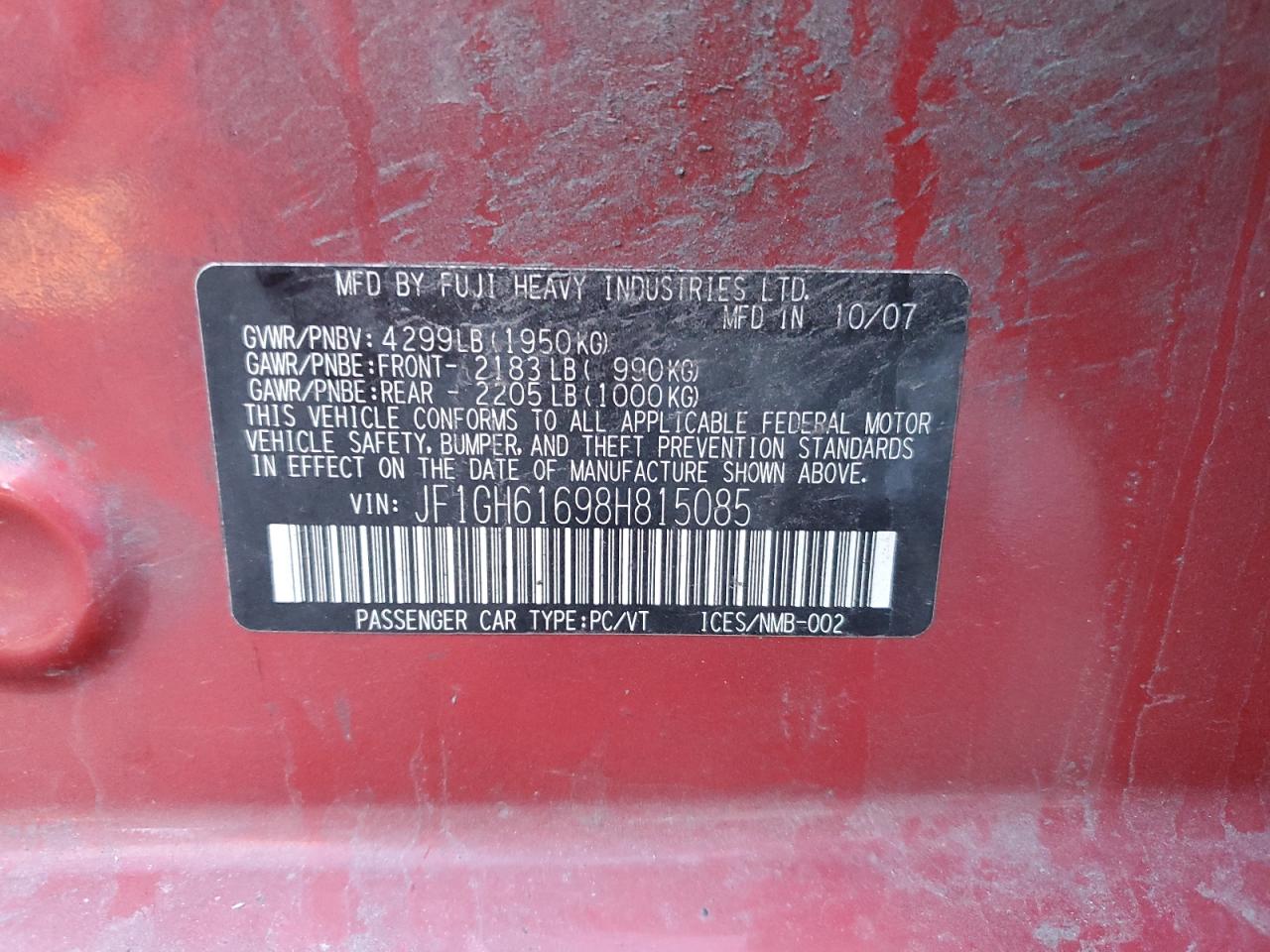 Subaru Impreza 2.5i Image 9